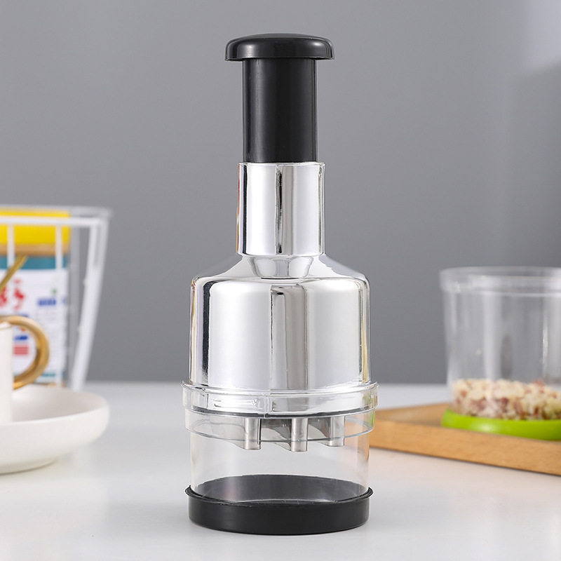Professional Meal Prep Hand Chopper Dicer Manual Food Slap Chopper Quick Vegetable Onion Mincing and Grinding