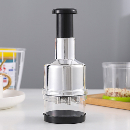 Professional Meal Prep Hand Chopper Dicer Manual Food Slap Chopper Quick Vegetable Onion Mincing and Grinding